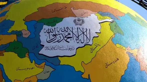 توهین بیشرمانه طالبان به ایران / نقشه جدید افغانستان را  ببینید + عکس