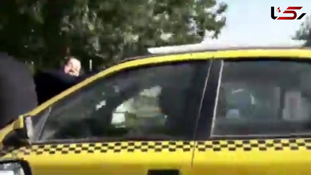 حرکت شنیع راننده تاکسی با یک زن در اصفهان + فیلم