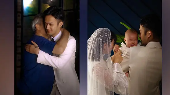 فیلم / این مرد ایرانی 28 سال پیش با زن ژاپنی ازدواج کرد ! / پسر ژاپنی اش با عروس خانم به ایران آمد !  / نمی دانستم فرزندی دارم 