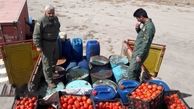 کشف سوخت قاچاق باطعم گوجه فرنگی در سیرجان