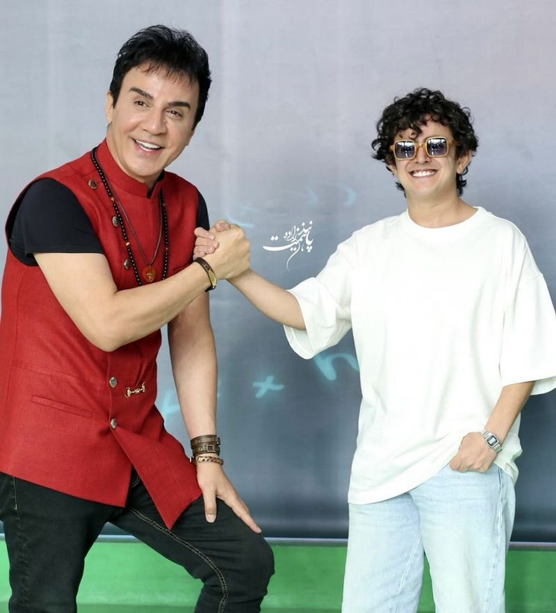 عمو پورنگ و امیرمحمد بعد از ۲۴ سال 2