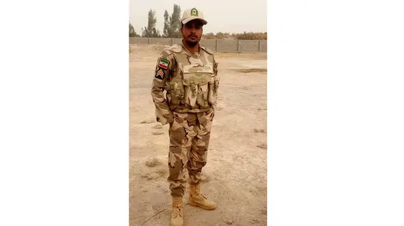 محمد صیاد مرزبان ایرانی در مرز افغانستان به شهادت رسید + عکس