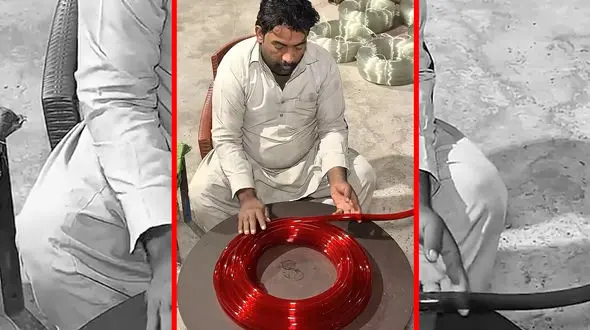 فیلم تولید شلنگ مقاوم و انعطاف پذیر