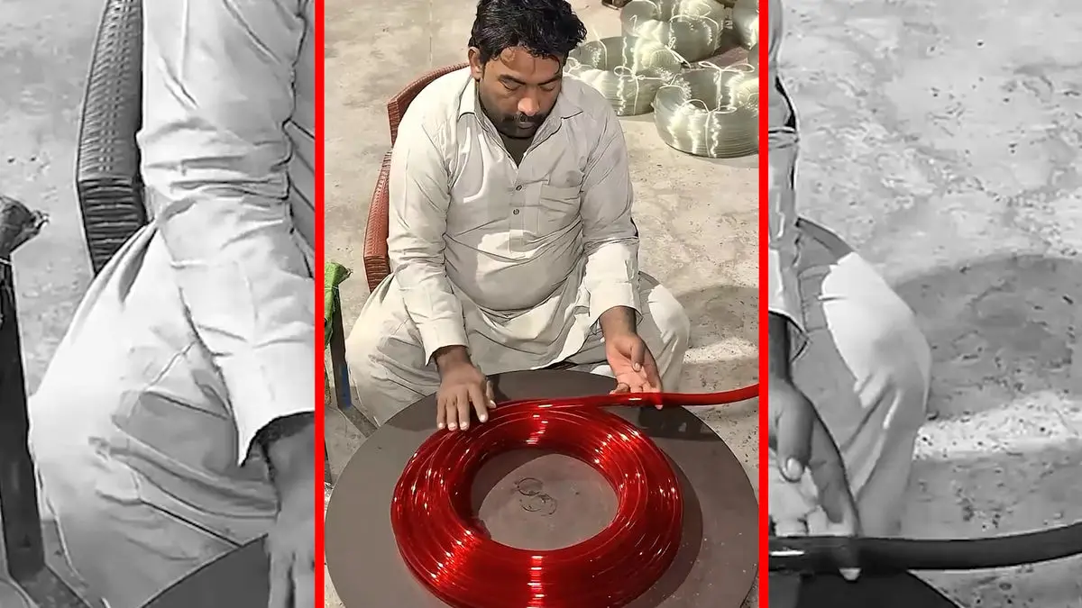 فیلم تولید شلنگ مقاوم و انعطاف پذیر