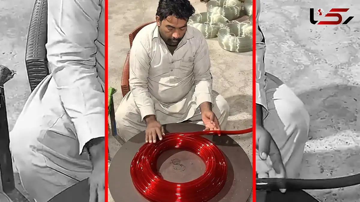 فیلم تولید شلنگ مقاوم و انعطاف پذیر