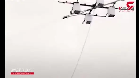 نقش حیرت انگیز پهپاد آتش نشان در عملیات اطفای حریق +تصویر