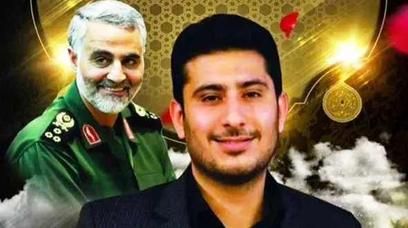 دلنوشته تلخ همسر شهید وحید زمانی‌نیا در کنار مقبره کهف الشهدا
