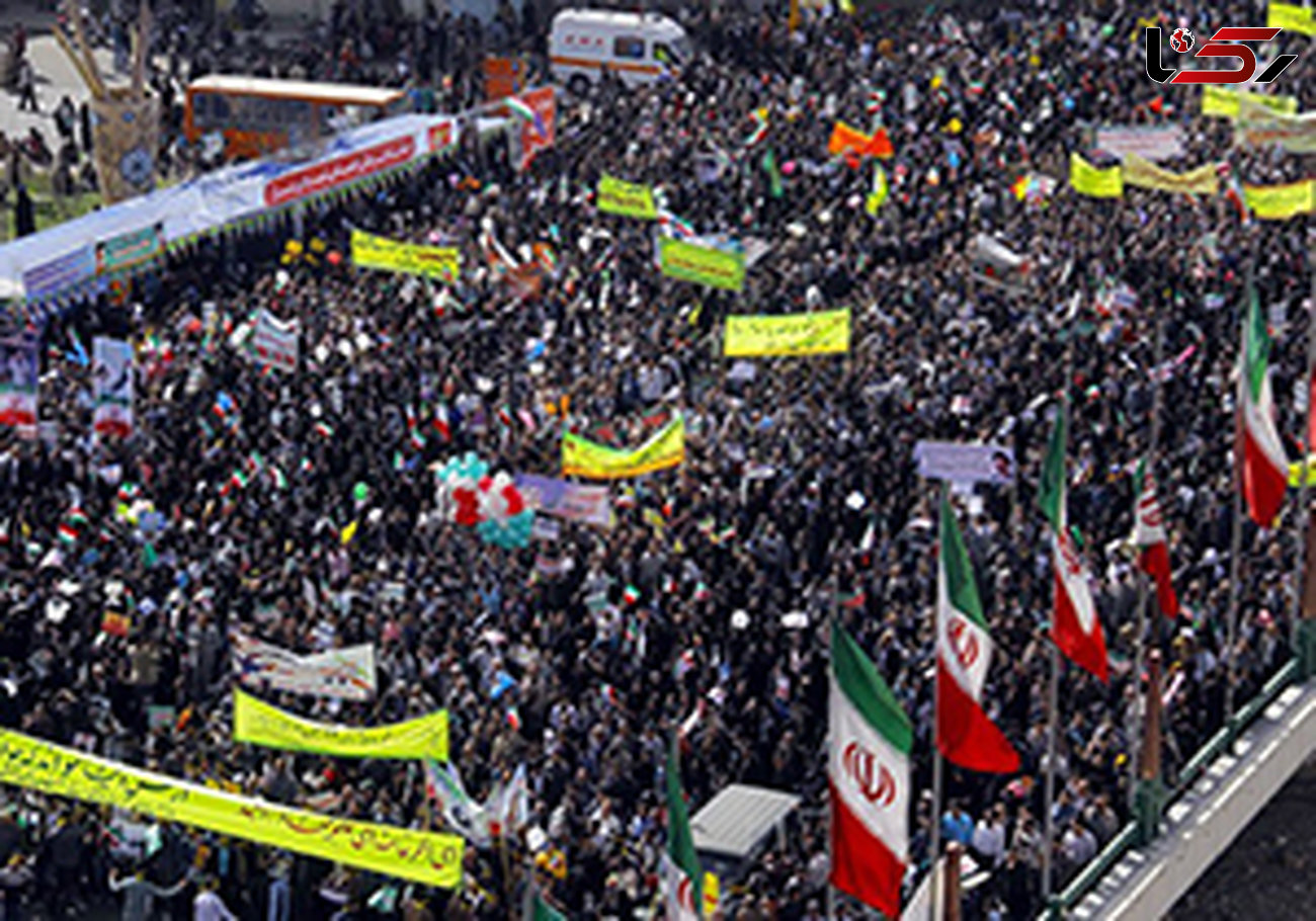 راهپیمایی مردم شیراز علیه اغتشاش گران 