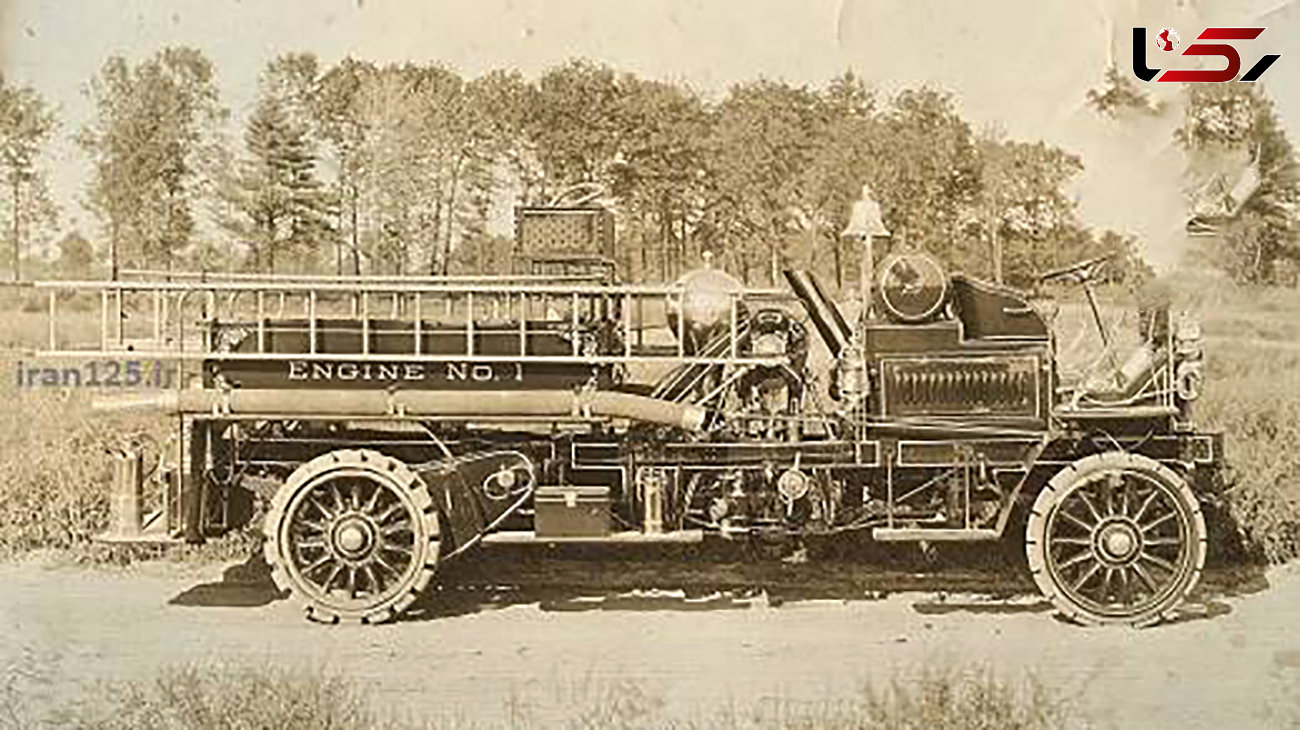 قدیمی ترین خودروی آتش نشانی + عکس