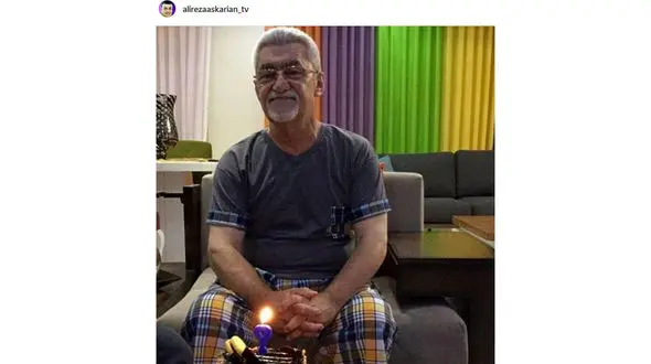 تبریک گوینده خبر برای تولد پدرش +عکس