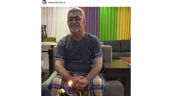 تبریک گوینده خبر برای تولد پدرش +عکس