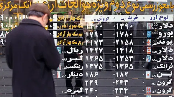 نرخ انواع ارز در بانک مرکزی