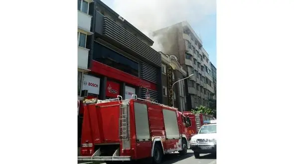  هتل آپادانا تهران آتش گرفت + عکس 