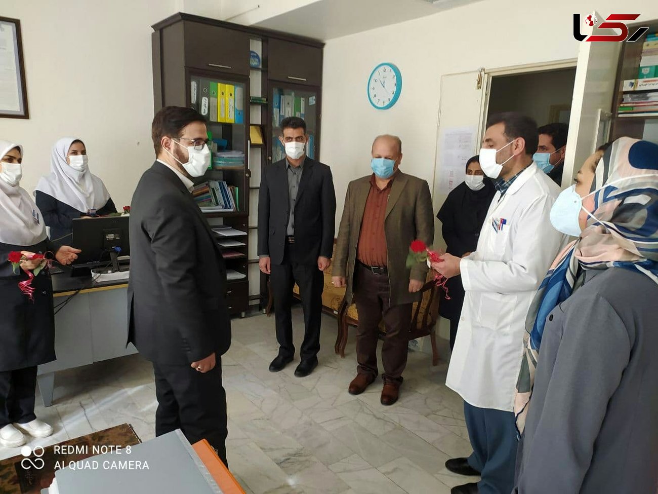 بازدید رئیس دادگستری ودادستان هشترود از بیمارستان این شهر به مناسبت روز پرستار