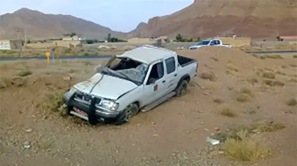 واژگونی خودروی رئیس اداره راهداری اردستان