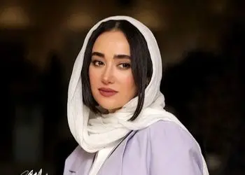 درخشش بهاره افشاری، بازیگر نقش شیطان با استایل پاییزی و میکاپ شاین/ این عکس خانم بازیگر وایرال شد