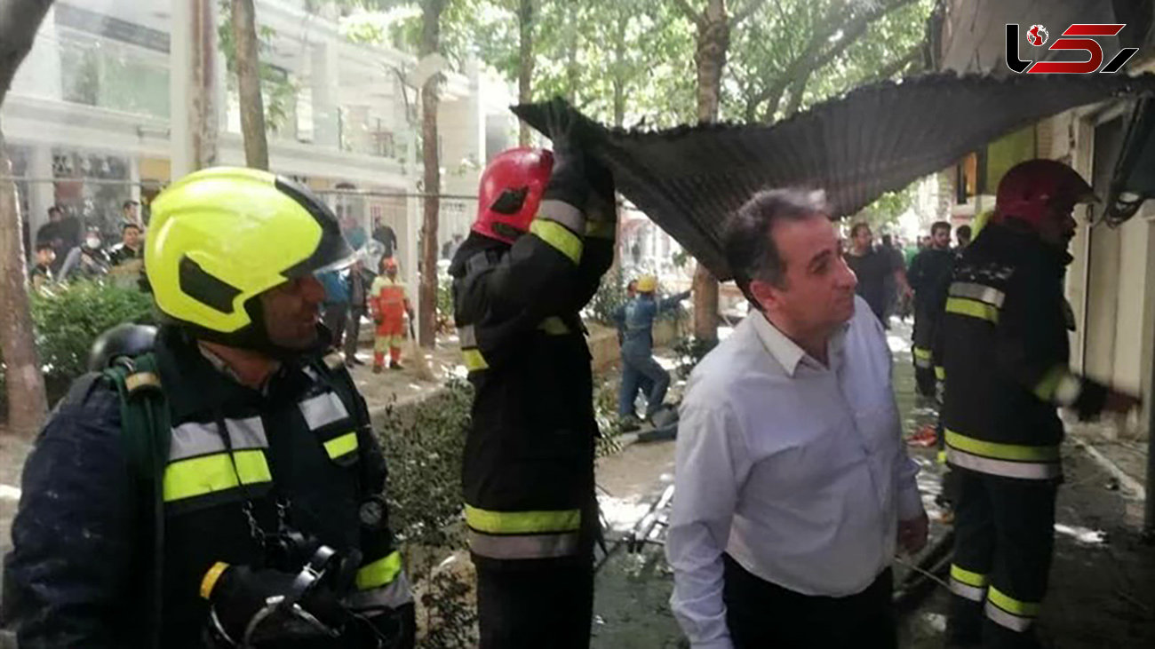 آتش سوزی هولناک در چهارباغ اصفهان + تصاویر