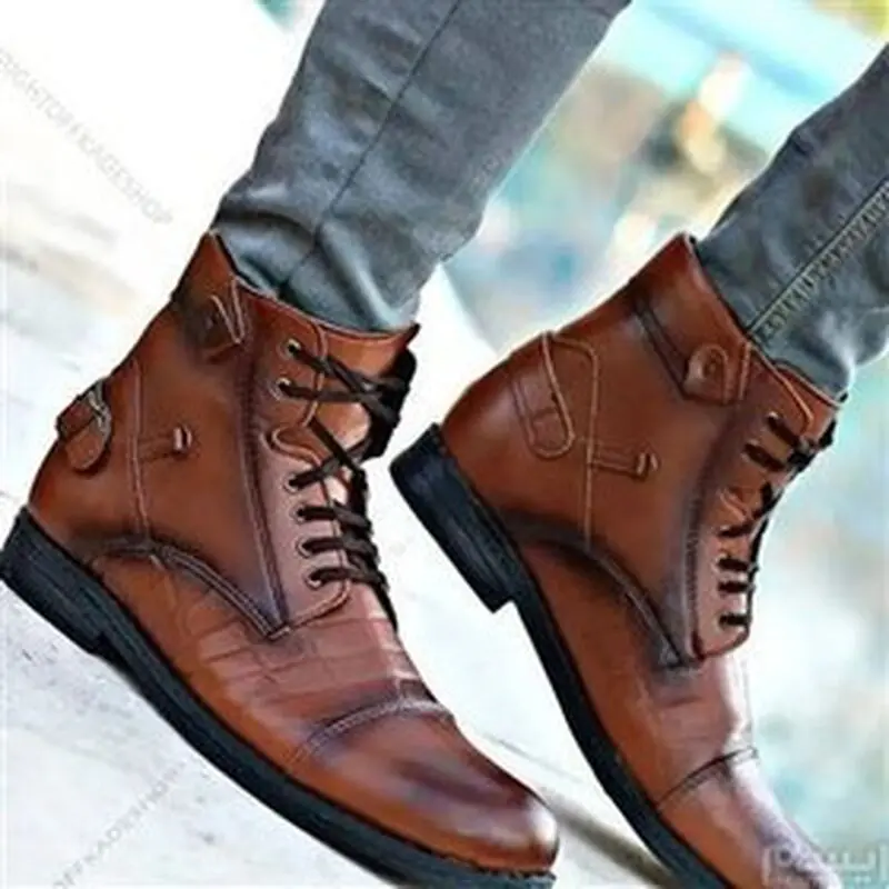 نیم_بوت قهوه_ای