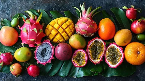 سفر به بهشت رنگارنگ میوه‌ های استوایی؛ شگفتی‌ های پرطعم را کشف کنید