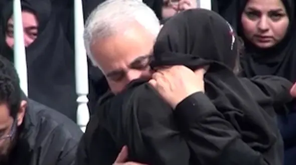 اشک های سردار بخاطر یک دختربچه + فیلم