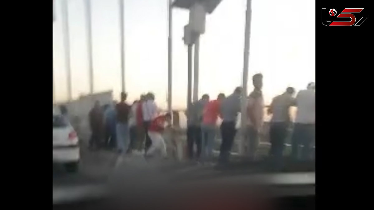 خودکشی دختر هشتگردی با پریدن از روی پل + فیلم