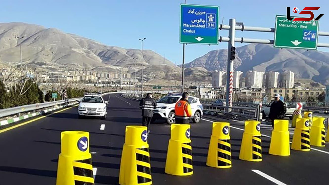 آزادراه تهران شمال 4 روز مسدود است