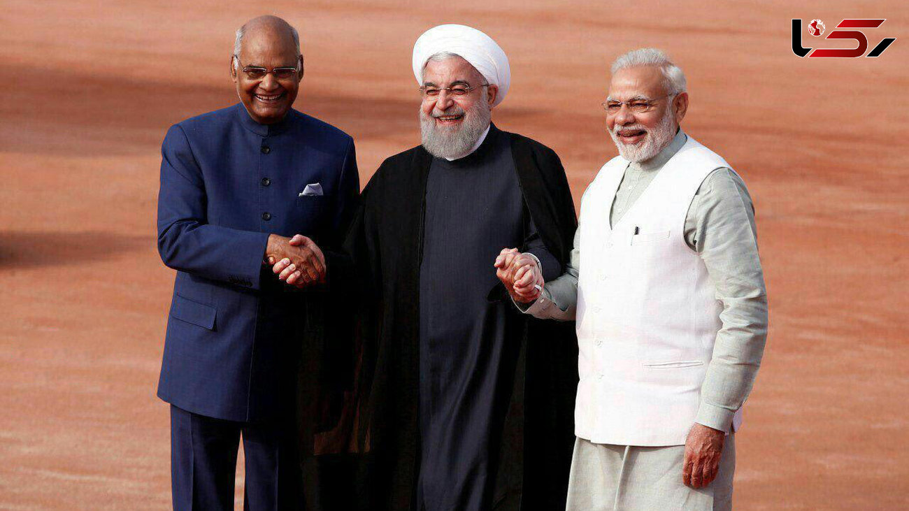  استقبال رسمی رئیس‌جمهور و نخست وزیر هند از روحانی +فیلم