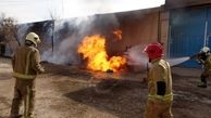 آتش سوزی هولناک در کارخانه ریسندگی کرمان 