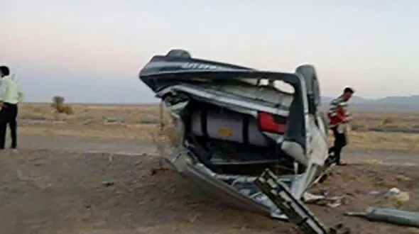 ۷ کشته و مصدوم در پی واژگونی پژو 405
