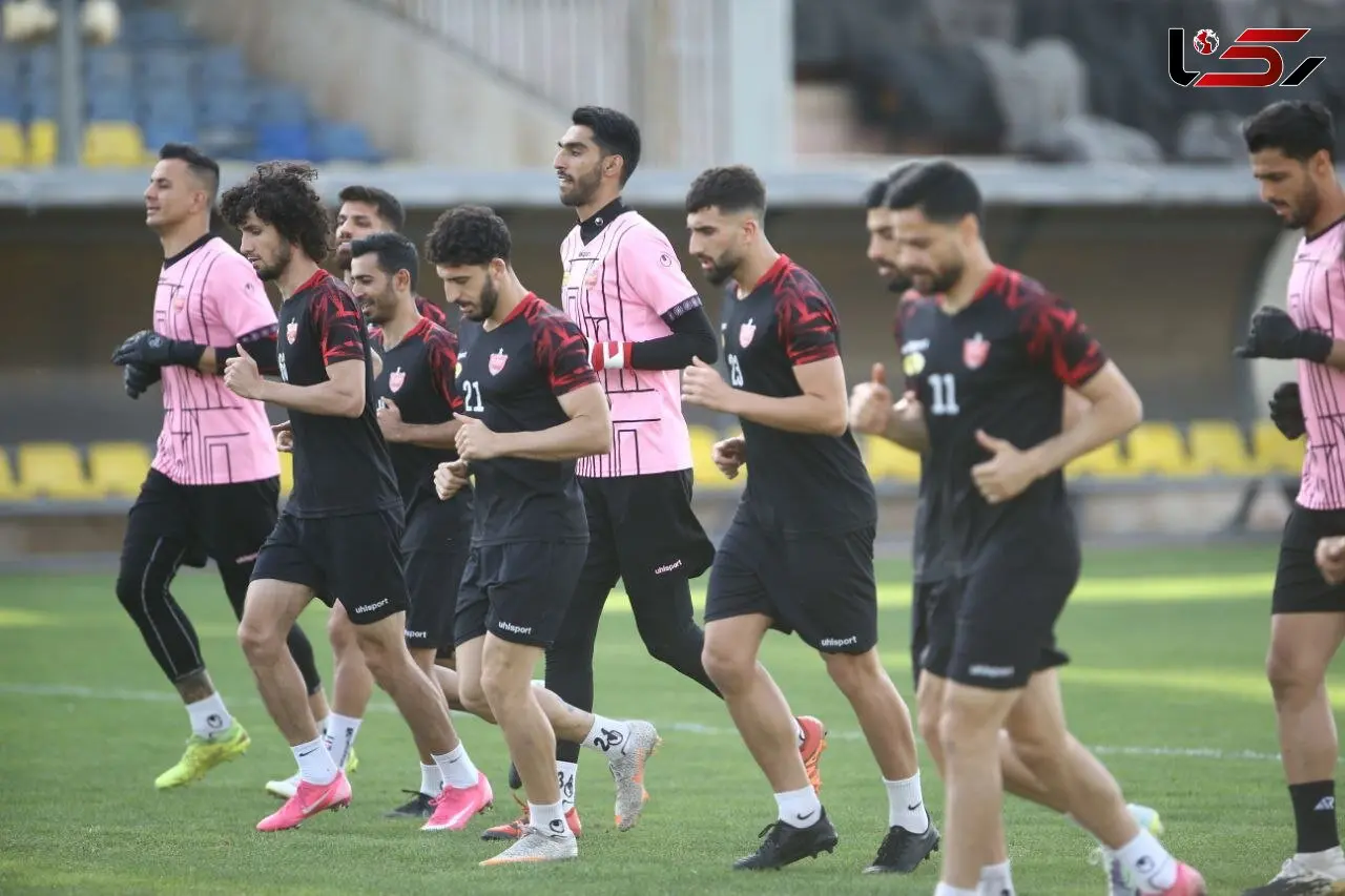 تصاویری از آخرین تمرین پرسپولیس پیش از دیدار با پیکان