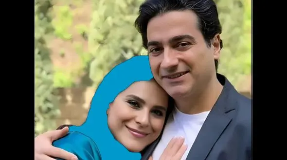 تیپ نامرتب و بهم ریخته سحر دولتشاهی در کنار همسرش همایون شجریان در آستانه خروج از کشور+عکس