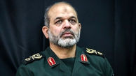 سردار وحیدی: پروازهای اصلی آمریکایی ها از پایگاهی که ایران مورد هدف قرار داد، انجام می‌شد + فیلم
