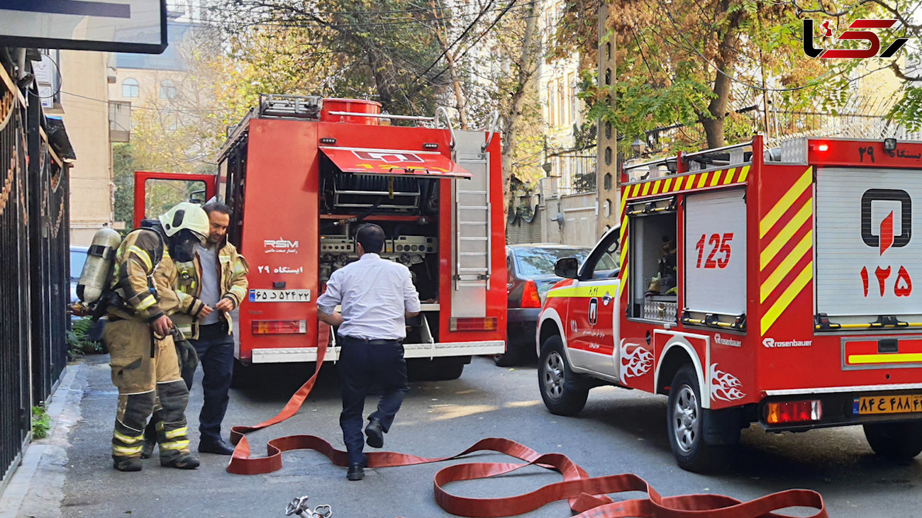 آتش سوزی در ساختمان خبرگزاری رکنا / آتش نشانان به موقع رسیدند