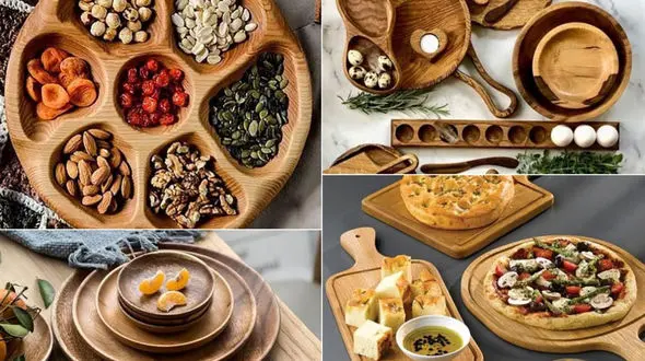 مهندسی زیبایی: سرویس پذیرایی چوبی که چیدمان شما را متحول می‌کند
