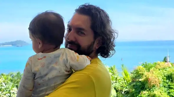 پدر و پسری بهرام رادان + عکس