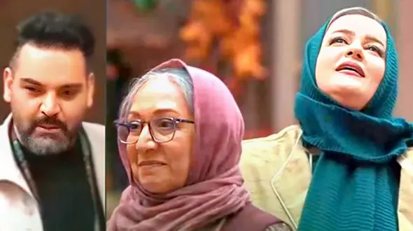 احسان علیخانی به نعیمه نظام دوست : تو صورت خانم سعادت نگاه کن و یه کم خجالت بکش ! + فیلم