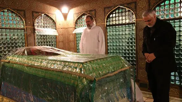 رییس قوه قضائیه : "حاج قاسم" شهادت را از حضرت رضا (ع) طلب کرد + فیلم 