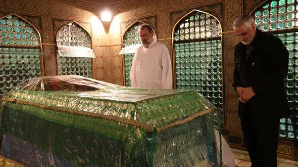 رییس قوه قضائیه : "حاج قاسم" شهادت را از حضرت رضا (ع) طلب کرد + فیلم 