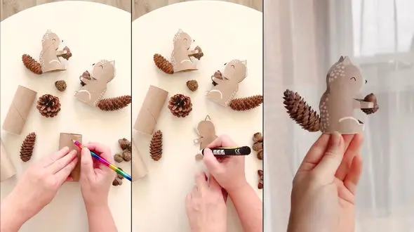 ساخت سنجاب با ساده ترین وسایل در دسترس | فیلم