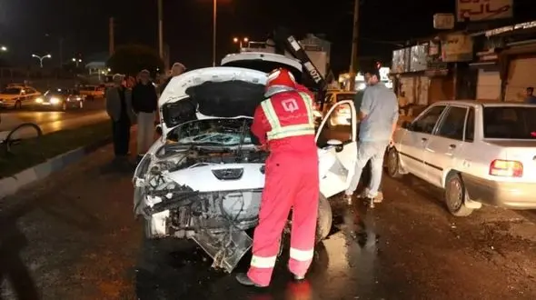 حادثه در بلوار امام علی رشت