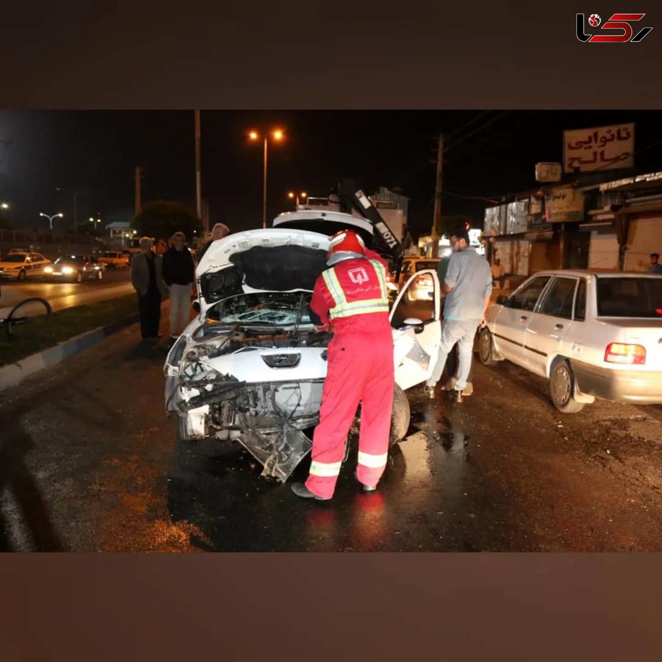 حادثه در بلوار امام علی رشت