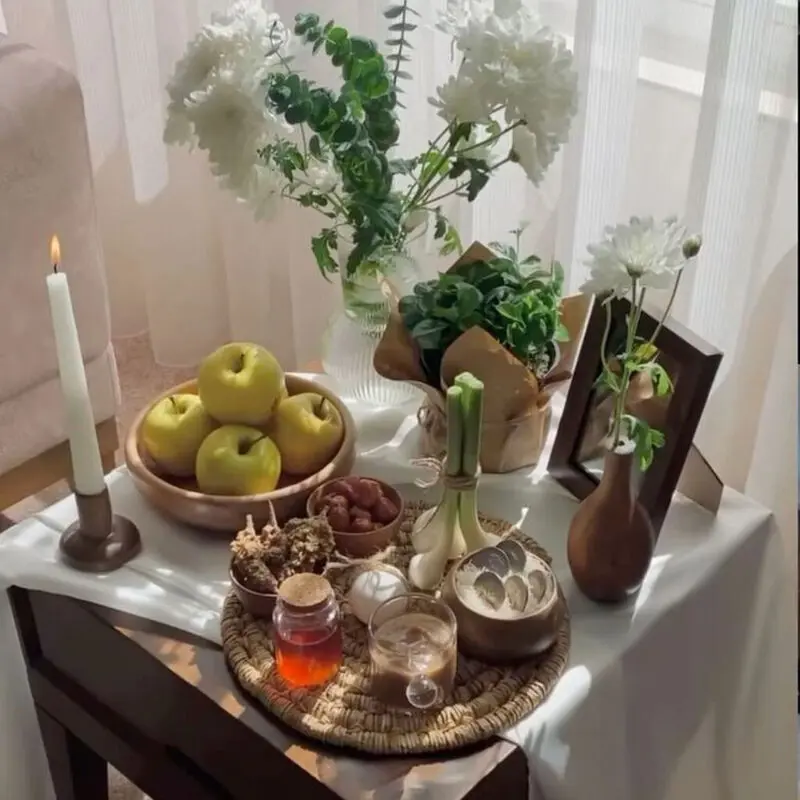 تزیین سفره هفت سین مدرن