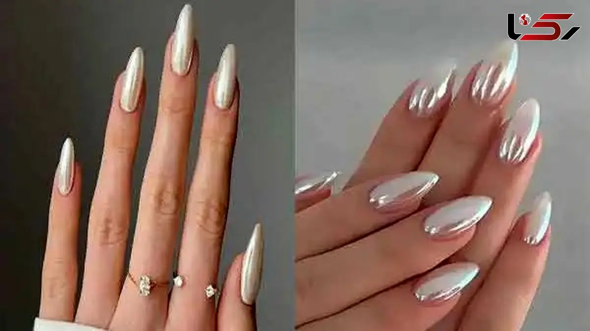 جدیدترین مدل‌ های ناخن کروم صدفی | دنیای زیبایی اختصاصی برای شما