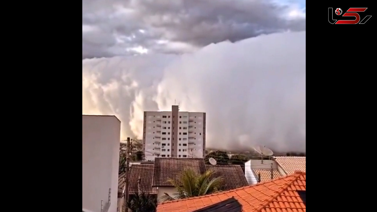 ببینید / هجوم ابرهای عجیب به شهر مینیروس برزیل + فیلم