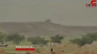 لحظه اصابت موشک به مزدوران سعودی که در حال فرار هستند + فیلم