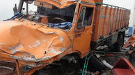  تصادف مرگبار کامیون با سواری تیگو در جاده شیراز