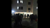 دانشجویان وحشت زده از زلزله در حیاط خوابگاه دانشگاه خوابیدند  +عکس