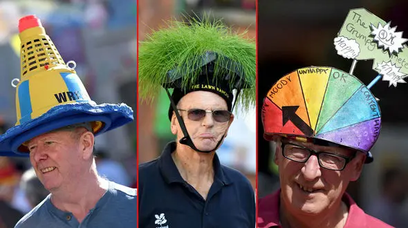 جشنواره دیدنی کلاه های رنگی در انگلستان +تصاویر دیدنی