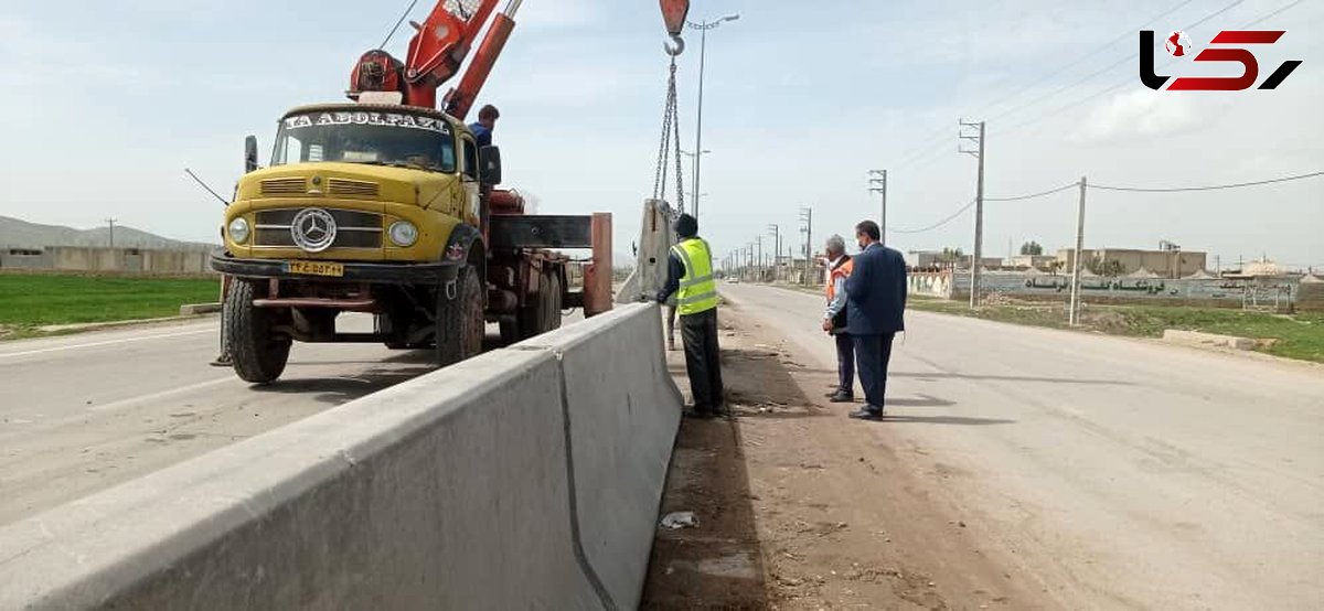 نصب ۲۰ کیلومتر نیوجرسی در محور های مواصلاتی لرستان