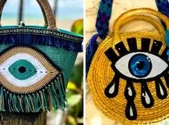 طرح‌ های خاص کیف فانتزی با چشم نظر؛ 15 پیشنهاد شیک برای استایل متمایز + عکس
